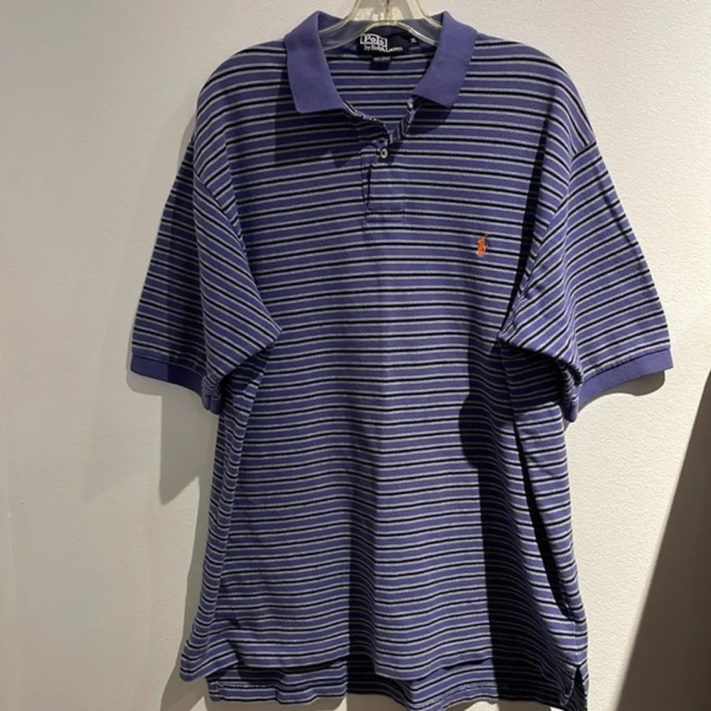 Blue striped Polo by Ralph Lauren